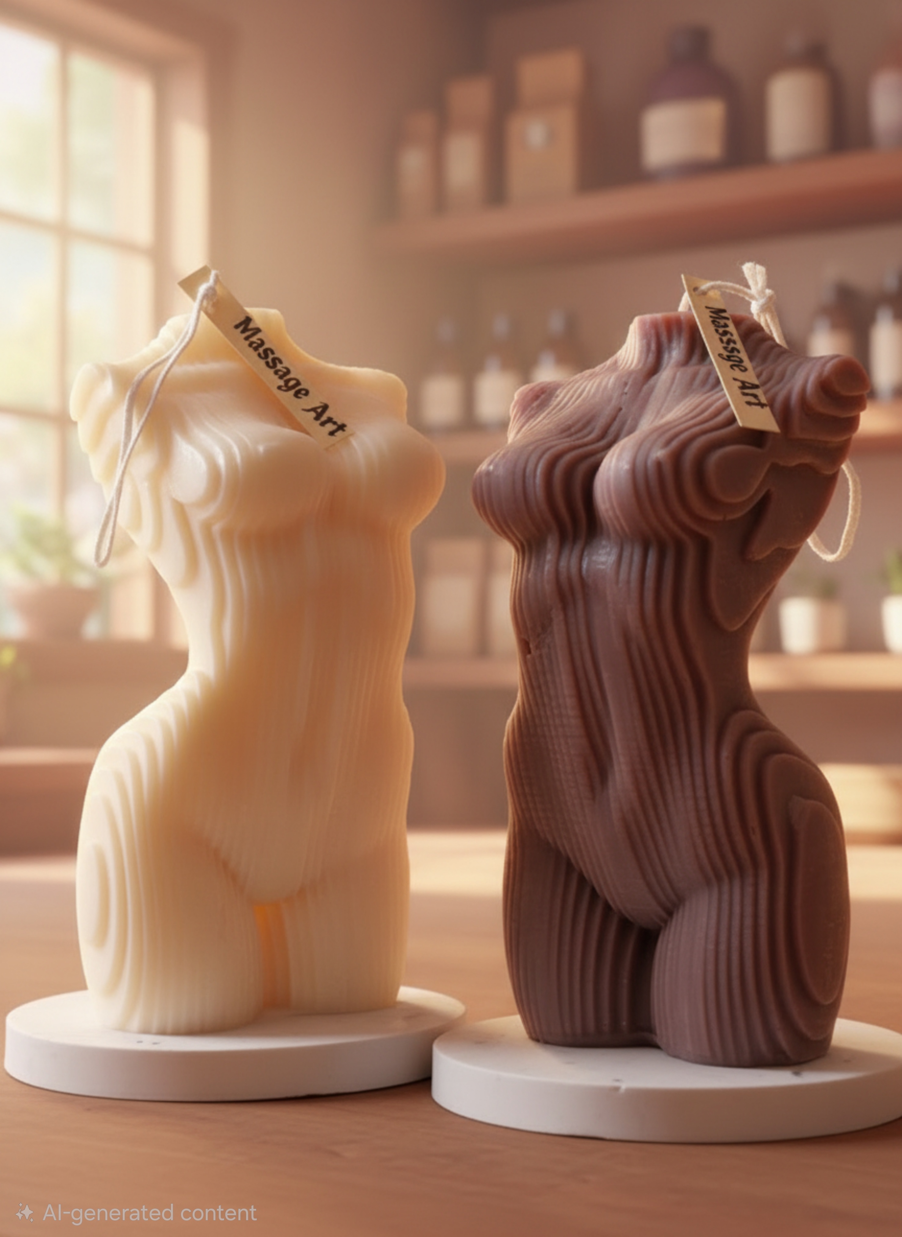 Handcrafted massage candle: The Art of Body & Scent Collection