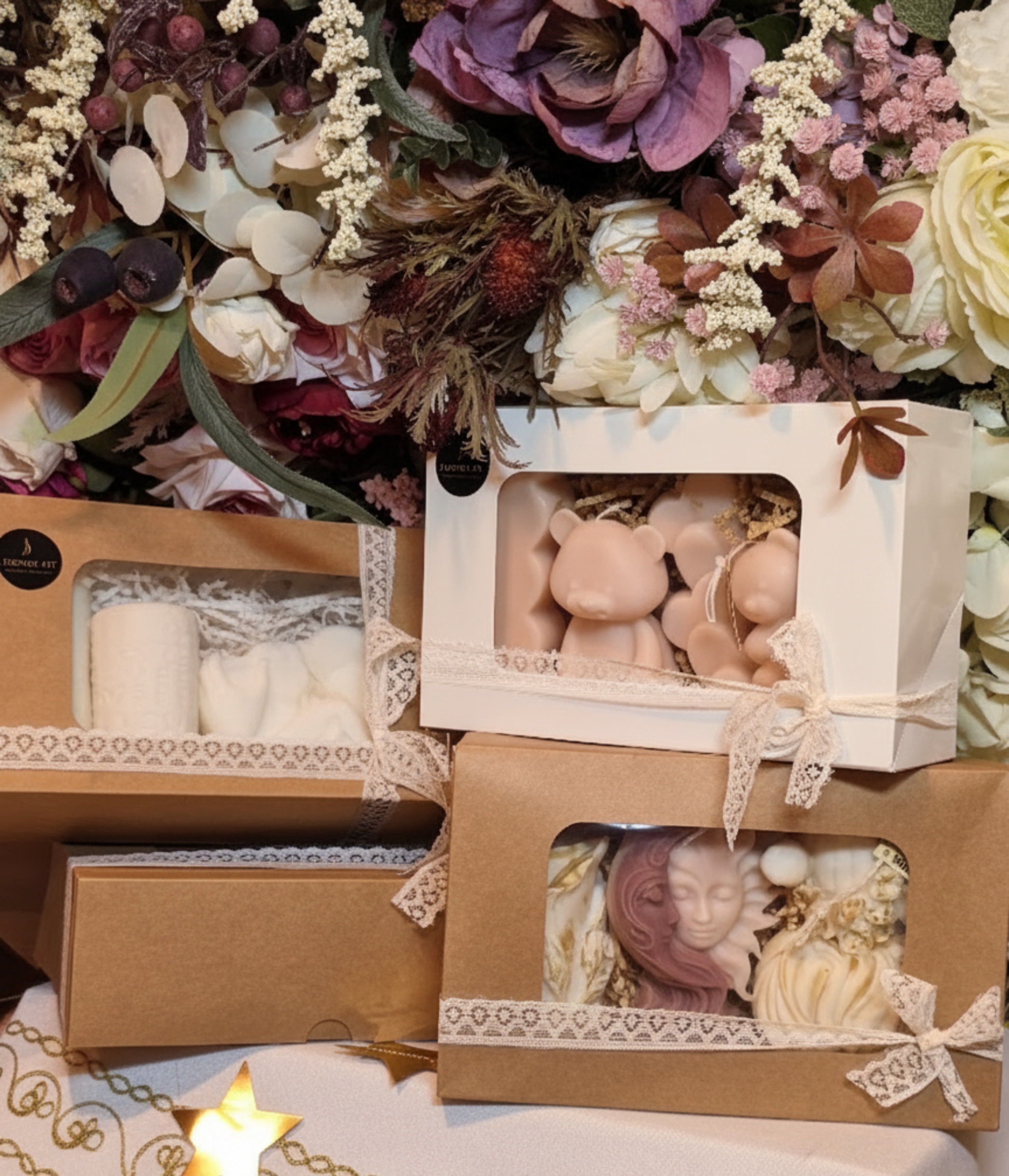 Handcrafted massage candle: The Alchemist’s Treasury: Luxury Ritual Gift Box